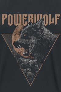 Powerwolf Fullmoon T-Shirt schwarz
