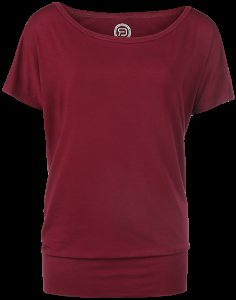 RED by EMP Can You Read My Mind T-Shirt bordeaux