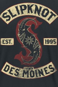 Slipknot Iowa Des Moines T-Shirt schwarz