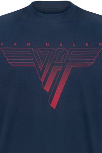 Van Halen Classic Red Logo T-Shirt navy