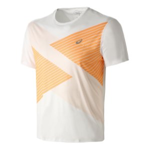 Asics Tokyo T-Shirt Herren - Weiß, Orange