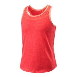 Wilson Competition Tank-Top Mädchen - Koralle, Apricot