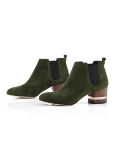 Young British Designers - Float boots in forest by dear frances