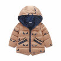 2018 Winter New Baby Boy&Girl ClothesChildrens Warm JacketsKids Sports Hooded Outerwear 3 Colors