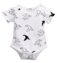 Hot Newborn Baby Girls Boys Origamibirds Rompers 1PCS Jumpsuit Clothes Outfits