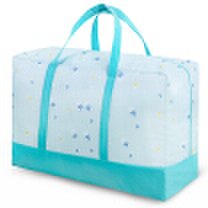 Jingtang Oxford cloth quilt storage bag Clothes&clothes storage bag sorting bag duffel bag travel storage bag storage bag sky blue small flower large