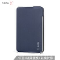 Small disk XDISK 1TB USB30 mobile hard disk X series 25 inch dark blue business fashion file data backup storage high speed portable stable&durable
