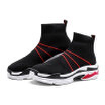 Shengsuwang - 2018 spring new sports shoes high mens casual running shoes socks shoes