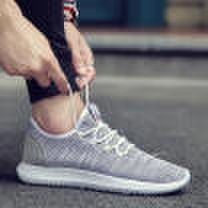 2018 summer men shoes fly woven breathable coconut shoes British wild casual sports shoes low to help tie the tide shoes