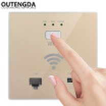 Outengda - 300mbps in wall ap wifi access point wireless socket for hotel wi-fi project support ac management & rj45 usb wps encryption