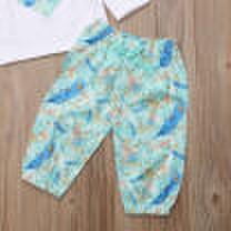 Meihuid - 3pcs newborn baby boy girl clothes cotton t-shirt toppantsheadband outfits set