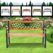 465 Wooden Garden Bench Outdoor Balcony Patio Seater High-quality Lawn Chair Ship to US Only