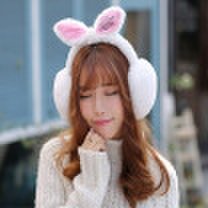 Sisjuly - Adjustableelegant rabbit fur winter earmuffs for women warm earmuffs ear warmers gifts for girls cover ears fashion brand