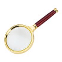 Aoshengda Optical Magnifier 10 Times Ultra Clear Mahogany Reading Hand-Held Magnifying Glass