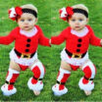 AU Stock Christmas Boys Girl Baby Grow Romper Clothes Baby Santa Costume Outfits