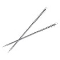 Babarosa babarosa acupuncture acupuncture silver 1 set stainless steel beauty needle to blackhead pimple pox acne acne acne needle easily squeeze trace