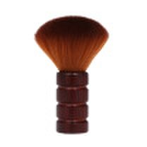 Barber Cleaning Hairbrush Neck Face Dust Clean Brush Soft Nylon Hair Wooden Handle Hair Styling Tools