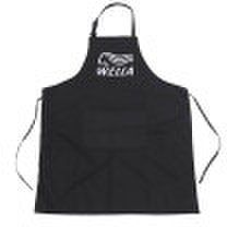 Great Power Star - Black hairdresser apron professional salon hairdressing cutting barber cape adjustable with pockets
