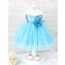 Meihuid - Bling sequins baby flower girls kids princess tulle gown formal dress skirt 1-7t