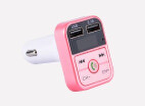 Car Kit Handsfree Wireless Bluetooth FM Transmitter LCD MP3 Player USB Charger 21A Hands Free Car-styling Accessories