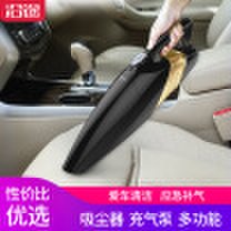 Car vacuum cleaner air pump along the way four in one car portable wet&dry car supplies high power large suction E09 black