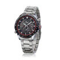 Great Power Star - Curren mens stainless steel date red&black business army quartz wrist watch