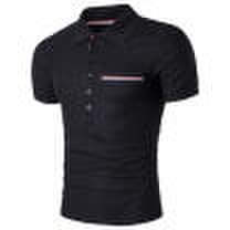 Fashion Muscle Men Fashion Short Sleeve Polo Work T-shirt Cotton Shirt Tops