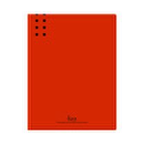 Fizz high quality 40 pages A4 thickened information book color file book office supplies red A36374