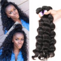 Fashion Plus - Free shipping 1030 brazilian loose wave 3 bundlelots 9a grade virgin brazilian hair human hair bundles no corn-chip smell