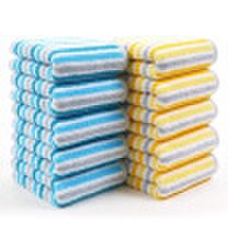 Kingshore - Gold cotton towel ra266 made satin scarf yellow&blue mixed 10 with 68 34cm 92g article