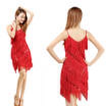 Yi Na Sheng Wu - High quality sexy tassel latin dance dress fringe latin dance costumes for women on sale