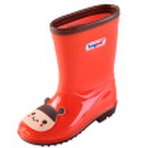 Hugmii childrens rain boots boys&girls baby fashion cartoon stickers childrens non-slip shoes ZTPDWT222 bee length 170mm