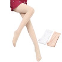 Jiesheng girls ballet socks dress socks children pantyhose underwear socks practice stockings velvet stockings flesh color XL code