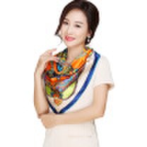 Joy Collection - Jingdong supermarket one meter painting yimihuasha carriage series red side silk scarf female spring mulberry silk scarf shawl