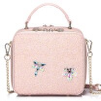 JUST STAR JUST STAR trend of women&39s handbags ladies fashion wild shoulder bag female package fashion star design lady bag JS056L pearl powder