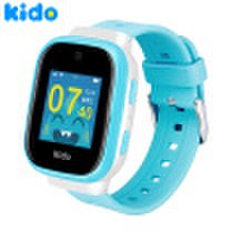 Kido Children&39s Watch F1 Mobile 4G Smart Child Phone Watch 360 Degree Security IP68 Waterproof Little Genius Boy Gift 6 Positioning Student Blue
