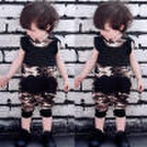 Kids Baby Boys Girls Camouflage Romper Jumpsuit Bodysuit Playsuit Clothes Outfit