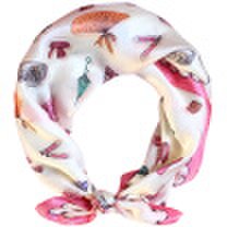 Joy Collection - Lan shiyu lanshiyu silk small square women mulberry small handkerchief stewardess scarf no 3 color