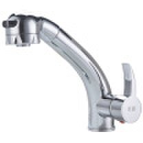 MEJUE Z-1206 full copper pull basin faucet wash basin hot&cold water faucet