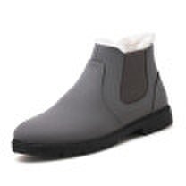 Dayocra - Men boots 2018 high top men winter boots warm plush snow boots mens fashion sneakers winter shoes man
