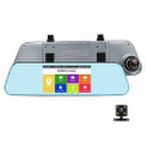 NEW car HD DVR 1080P 5 IPS Touch Screen Dual LES camera Car Dash Camera With Parking ADAS Night Vision