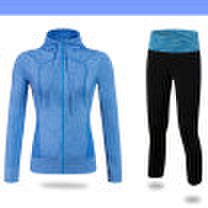Yuerlian - New gym jacket sets shirts for women tights soccer fitness running jacket sweatshirt