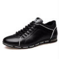 Ailooge - Plus size 37-48 brand men shoes england trend casual leisure shoes leather shoes breathable for male footear loafers mens flats