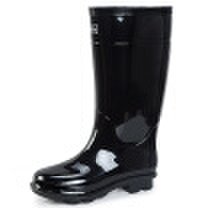 Pull back rain boots men&39s high tube waterproof anti-skid shoes shoes outdoor shoes sets of shoes HXL838 black high tube 43 yards