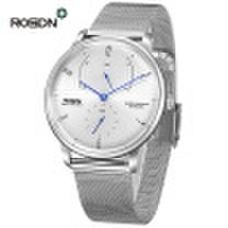 ROSDN Men Watch male Wrist Watch 2018 mens watches top brand luxury quartz mens Watches Clock relogio feminino montre femme