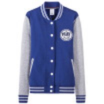 Semir Ladies Printed Jacket Baseball Skirt Jacket Korean Student 12116080004 Dark Blue XL