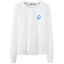 Semir Ms Korean casual simple fun printing sleeve sleeves shirt 19017160202 this white XL