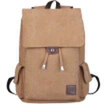 Simo SIMU 1602 backpack shoulder bag fashion wild casual sports canvas bag backpack 15 inch computer bag brown