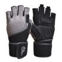 Snail WONNY JS-053 fitness gloves men&women equipment gloves half finger belt wrist gray L