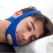 Snore Stop Belt Anti Snoring Chin Strap Sleep Apnea Jaw Solution Blue Black Gift